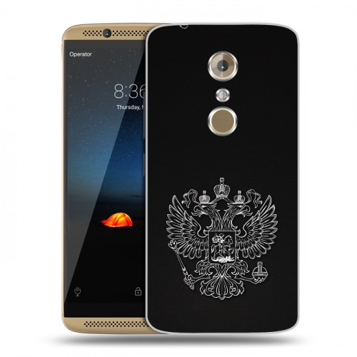 Дизайнерский пластиковый чехол для ZTE Axon 7 Герб России