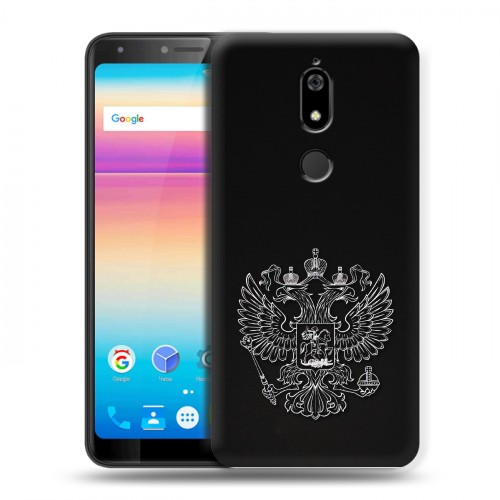 Дизайнерский силиконовый чехол для BQ Space X Герб России