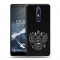 Дизайнерский пластиковый чехол для Nokia 5.1 Герб России