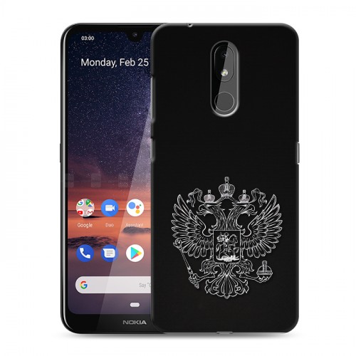 Дизайнерский силиконовый чехол для Nokia 3.2 Герб России