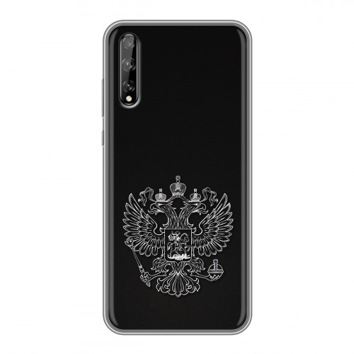 Дизайнерский силиконовый чехол для Huawei Y8p Герб России