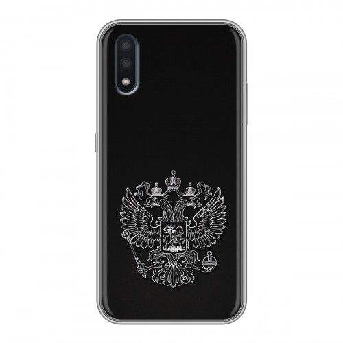 Дизайнерский силиконовый чехол для Samsung Galaxy M01 Герб России