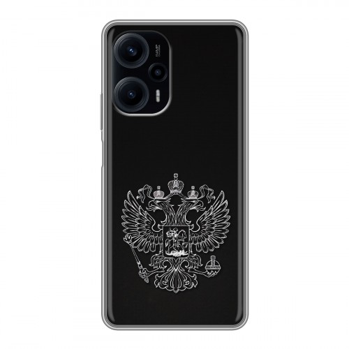 Дизайнерский силиконовый чехол для XIaomi Poco F5 Герб России