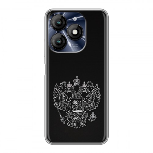 Дизайнерский силиконовый чехол для Itel A70 Герб России