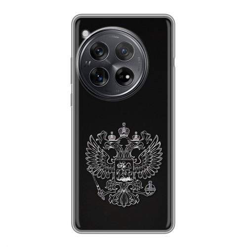 Дизайнерский силиконовый чехол для OnePlus 12 Герб России