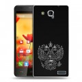 Дизайнерский пластиковый чехол для MTS 978 Герб России