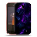 Дизайнерский пластиковый чехол для Nokia 1 Абстракиция