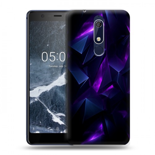 Дизайнерский пластиковый чехол для Nokia 5.1 Абстракиция