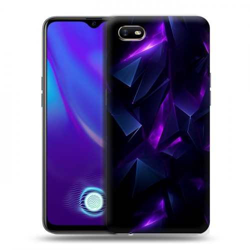 Дизайнерский силиконовый с усиленными углами чехол для OPPO A1k Абстракиция