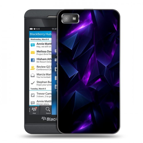 Дизайнерский пластиковый чехол для BlackBerry Z10 Абстракиция