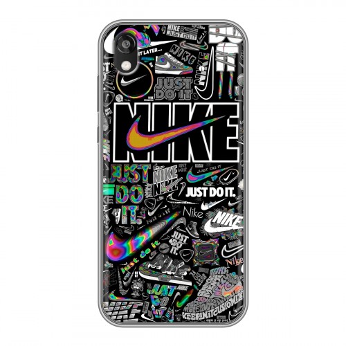 Дизайнерский силиконовый чехол для Huawei Honor 8s Найк