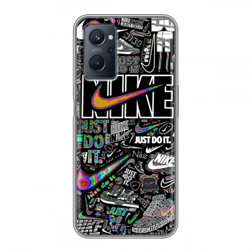 Дизайнерский силиконовый чехол для Realme 9i Найк