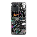 Дизайнерский пластиковый чехол для Realme C30 Найк