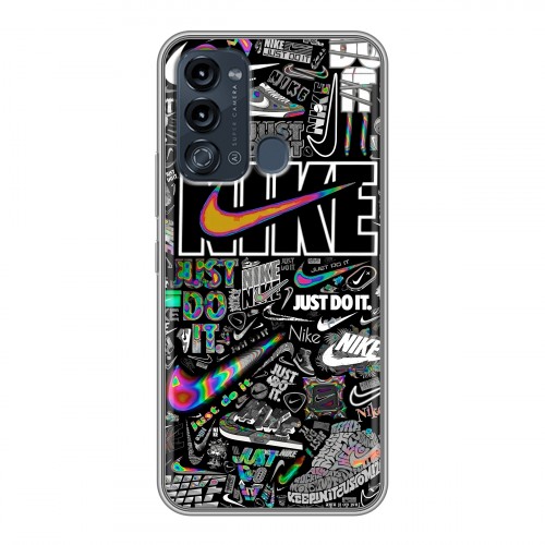 Дизайнерский силиконовый с усиленными углами чехол для Itel Vision 3 Найк