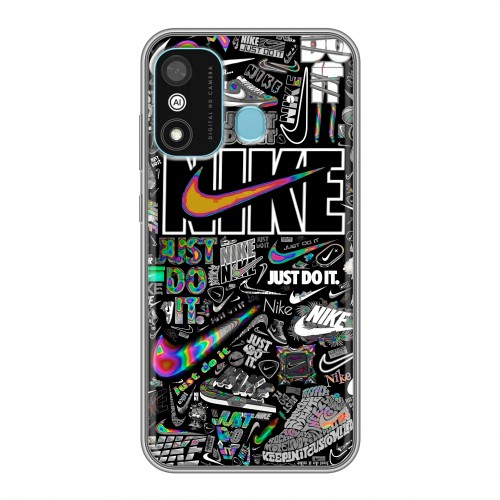 Дизайнерский силиконовый чехол для Itel A27 Найк