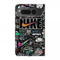 Дизайнерский пластиковый чехол для Google Pixel Fold Найк