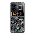 Дизайнерский силиконовый чехол для Realme GT3 Найк