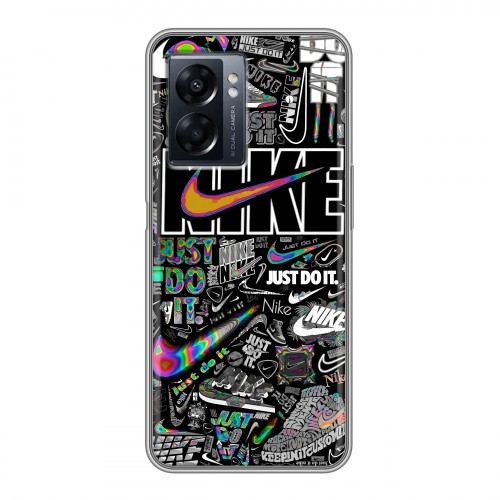 Дизайнерский силиконовый чехол для OPPO A57 5G Найк