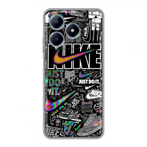 Дизайнерский силиконовый чехол для Realme C63 Найк