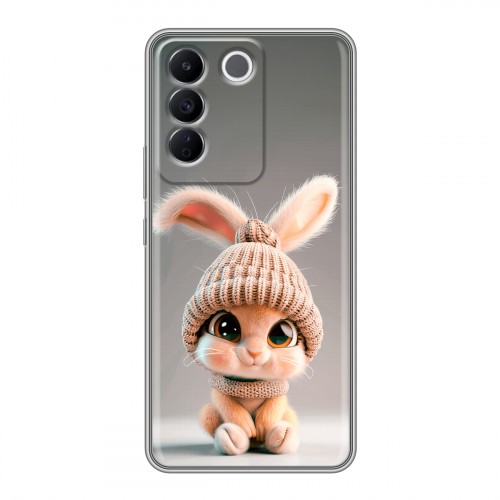 Дизайнерский силиконовый чехол для Vivo V27e Кролик