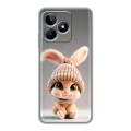Дизайнерский пластиковый чехол для Realme C53 Кролик