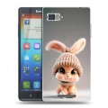 Дизайнерский пластиковый чехол для Lenovo Vibe Z Кролик