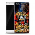 Дизайнерский пластиковый чехол для Huawei P9 Plus Дональд Дак Деньги