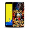 Дизайнерский пластиковый чехол для Samsung Galaxy J6 Дональд Дак Деньги