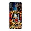 Дизайнерский силиконовый чехол для Samsung Galaxy M30s Дональд Дак Деньги