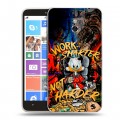 Дизайнерский пластиковый чехол для Nokia Lumia 1320 Дональд Дак Деньги