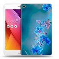Дизайнерский силиконовый чехол для ASUS ZenPad S 8 Голубые цветы