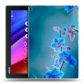 Дизайнерский силиконовый чехол для ASUS ZenPad 10 Голубые цветы