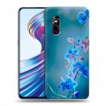 Дизайнерский пластиковый чехол для Vivo V15 Pro Голубые цветы