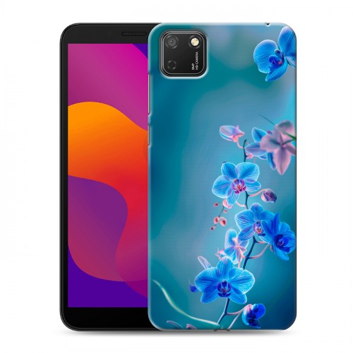 Дизайнерский силиконовый чехол для Huawei Honor 9S Голубые цветы