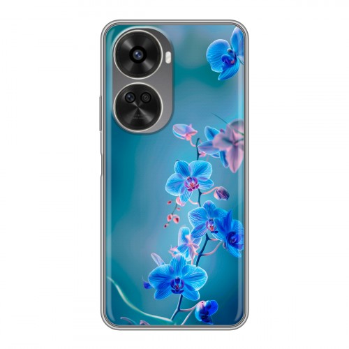 Дизайнерский силиконовый чехол для Huawei Nova 11 SE Голубые цветы