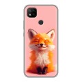 Дизайнерский силиконовый чехол для Xiaomi RedMi 9C милая лиса