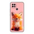 Дизайнерский силиконовый чехол для Realme C21 милая лиса