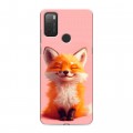 Дизайнерский силиконовый чехол для Alcatel 3L (2021) милая лиса