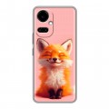 Дизайнерский силиконовый чехол для Tecno Camon 19 милая лиса