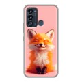 Дизайнерский силиконовый чехол для Itel Vision 3 милая лиса