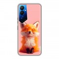 Дизайнерский силиконовый чехол для Tecno Pova 4 милая лиса
