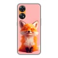 Дизайнерский силиконовый чехол для OPPO Reno8 T милая лиса