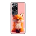Дизайнерский силиконовый чехол для Huawei P60 милая лиса