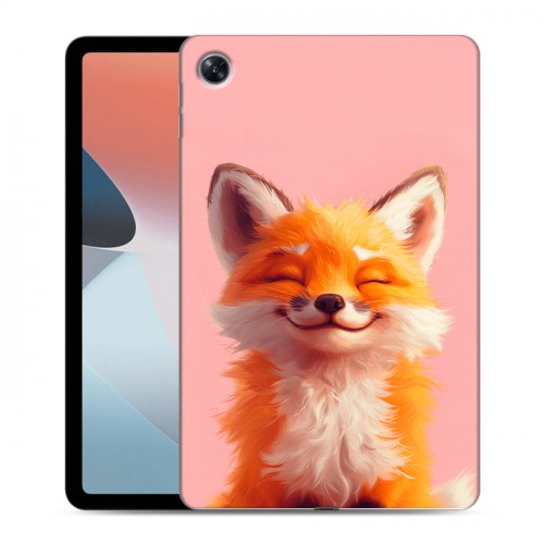 Дизайнерский силиконовый чехол для OPPO Pad Air милая лиса