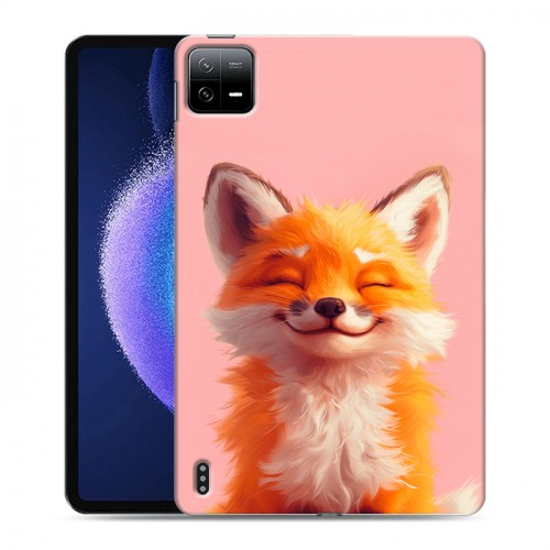 Дизайнерский силиконовый чехол для Xiaomi Pad 6 милая лиса