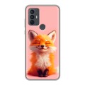 Дизайнерский силиконовый чехол для TCL 30E милая лиса