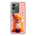 Дизайнерский силиконовый чехол для Vivo V29e милая лиса
