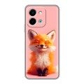 Дизайнерский силиконовый чехол для Vivo Y28 милая лиса