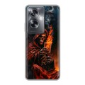 Полупрозрачный дизайнерский пластиковый чехол для OnePlus Nord N30 SE 5G Скелет и карты