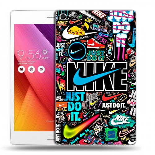 Дизайнерский силиконовый чехол для ASUS ZenPad S 8 найк nike черный